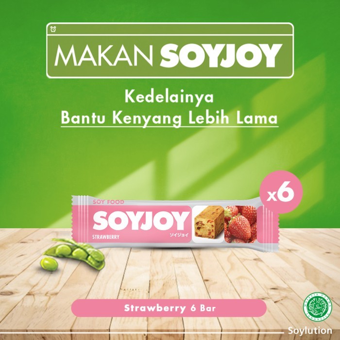 

SOYJOY STRAWBERRY Isi 6 Bar BOOM SALE