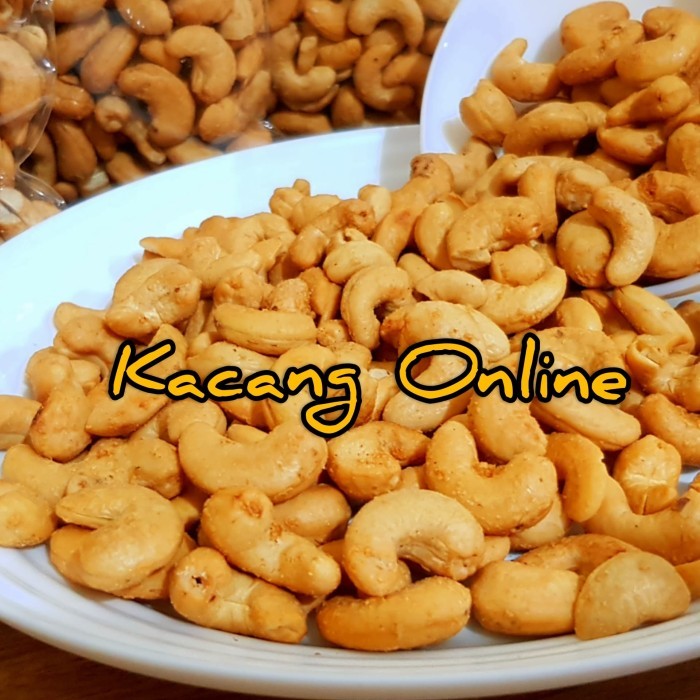 

Kacang Mede Panggang Oven JUMBO Rasa Kemasan Kecil / 250 Gram ORI