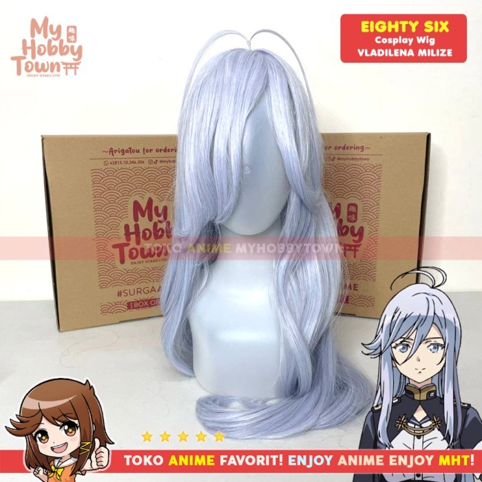 ORIGINAL Wig Cosplay Anime 86 Eighty Six : Vladilena Milize Lena