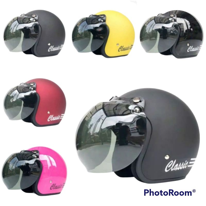 Terbaru Helm Bogo Classic Kaca Cembung