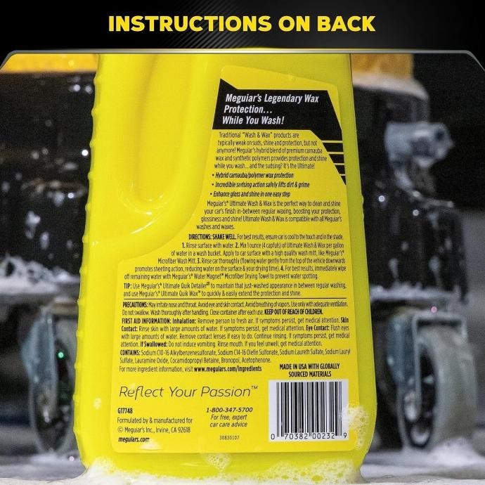 Open DS] Meguiars Ultimate Wash & Wax | Shampoo Wax terbaiknya Meguiars USA