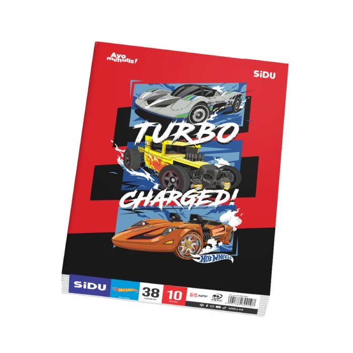 

Buku Tulis Sinar Dunia Sidu 38 Lembar Hot Wheels Per Pack