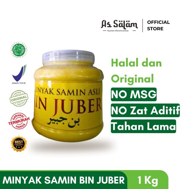 

Minyak Samin Bin Juber 100% HALAL - Bumbu Masak Khas Timur Tengah - 1 kg