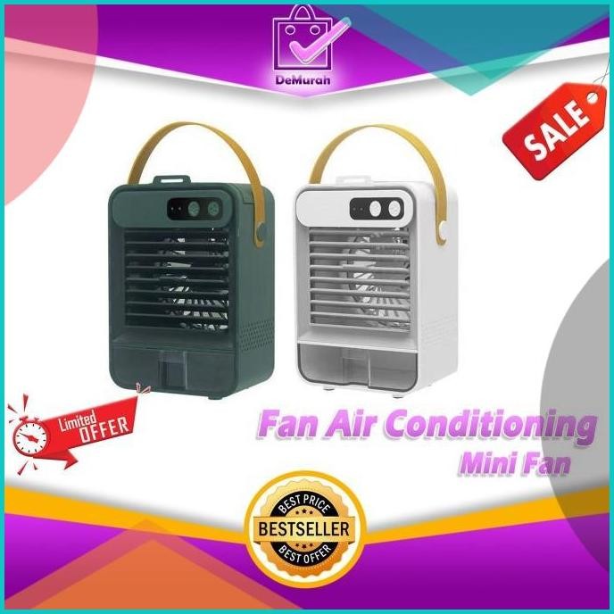 Fan Air Conditioning Mini Fan Rechargeable Kipas AC Cas Portable 0937