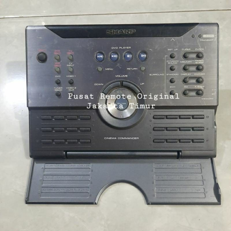 REMOTE REMOT HOME THEATER SHARP LEARNING INFRARED RRMCG0009BGSB ORIGINAL