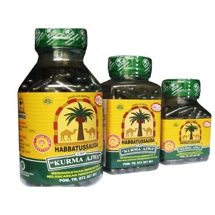 

Baru Habbatussauda Jinten Hitam Bubuk Cap Kurma Ajwa Isi 120 Kapsul