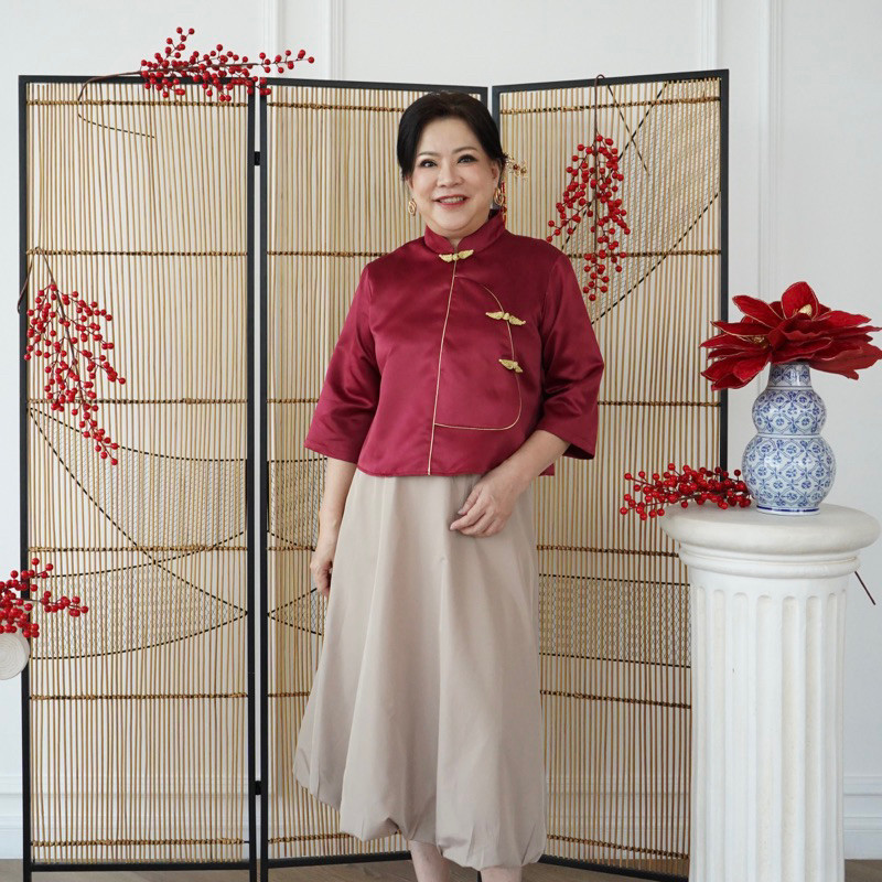 Discount Kayla Qibao Top Baju Atasan Kerah Cheongsam Pakaian Wanita
