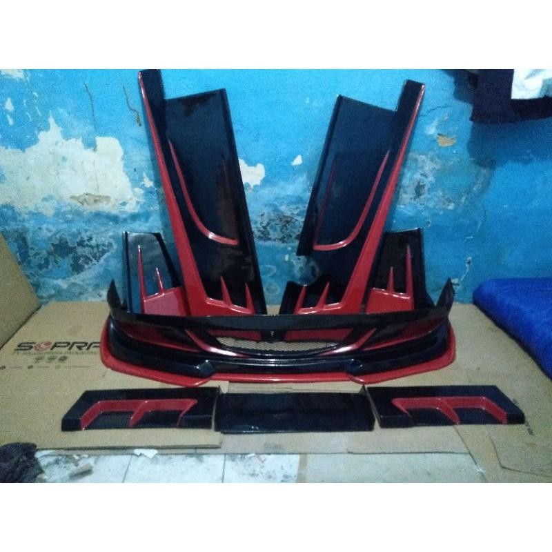 Bemper Depan Samping  Belakang Carry Futura & T120Ss Bonus Winglet