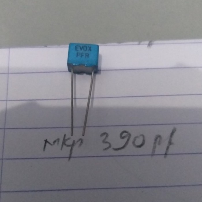 kapasitor capacitor mkp/mkm kotak 390pf 390 pf 391 391pf bagus taiwan