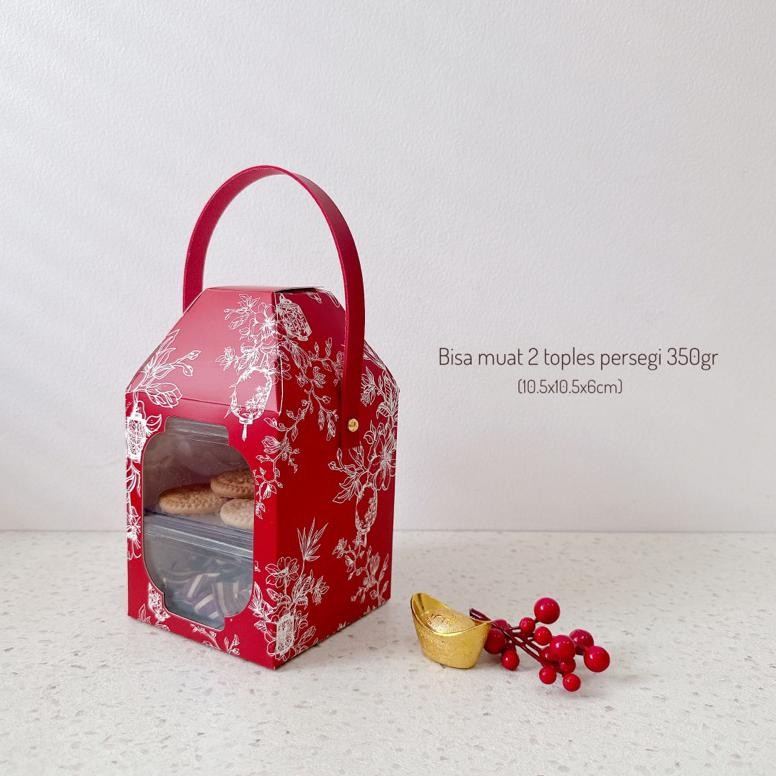 

BR - (Isi 5 Pcs) Box Shun Li | Kotak kue kering Imlek CNY murah TERLARIS
