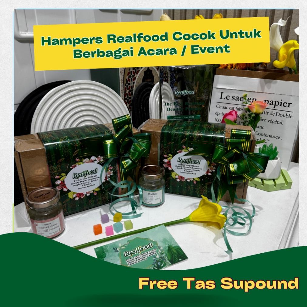 

BR - REALFOOD HAMPERS IMLEK CHINESE NEW YEAR BOX TRIAL SEGEL ISI 6 JAR TERLARIS