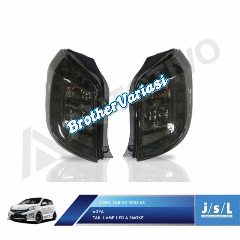 Stop Lamp Led Agya Ayla 2012 2016 Model Smoke Led Bar