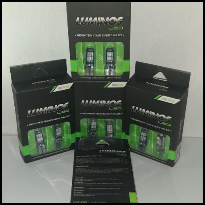 TERMURAH LED T10 BRV BLUE - LAMPU LED 6 TITIK SENJA LUMINOS BLUE 