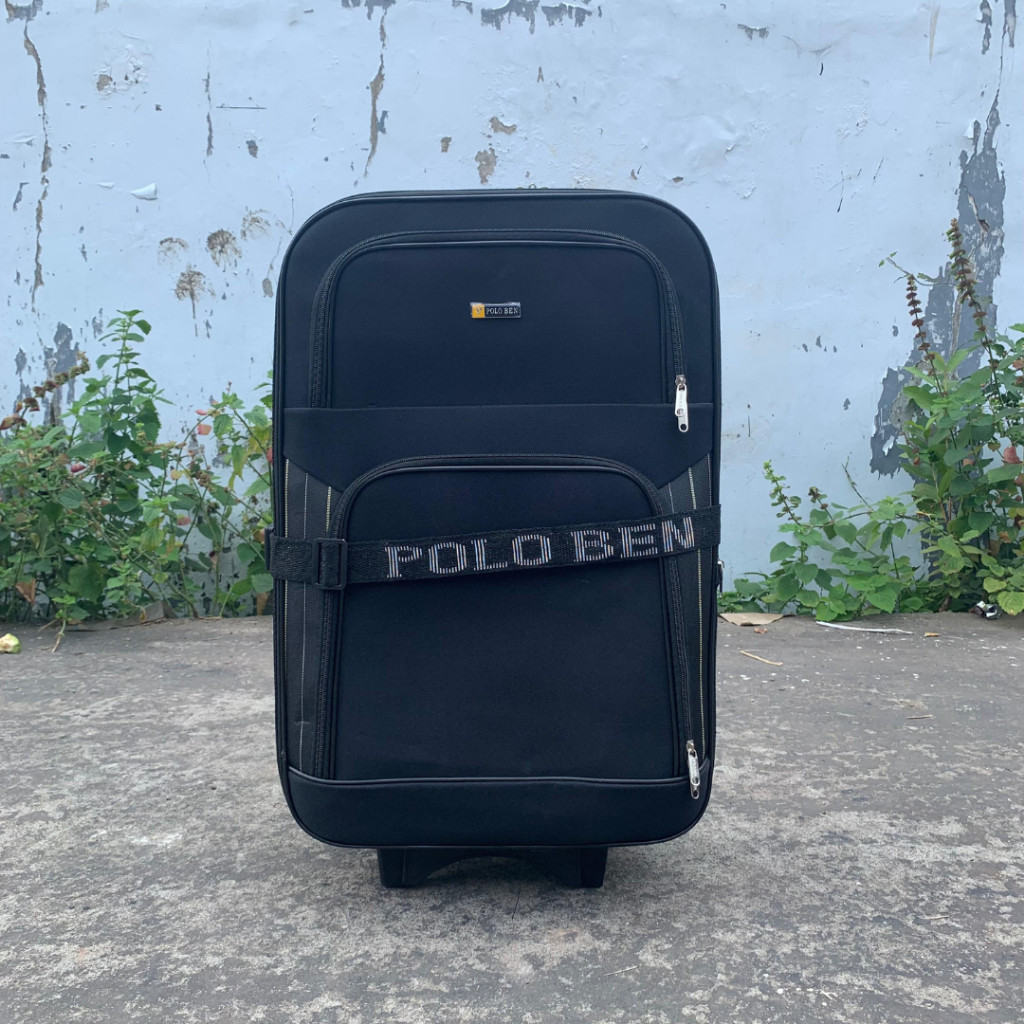 Terbaru Bagpark Koper Kain Polo Ben Koper 20 Inch / Koper 24 Inch / Koper Kain Tebal /Koper Cabin