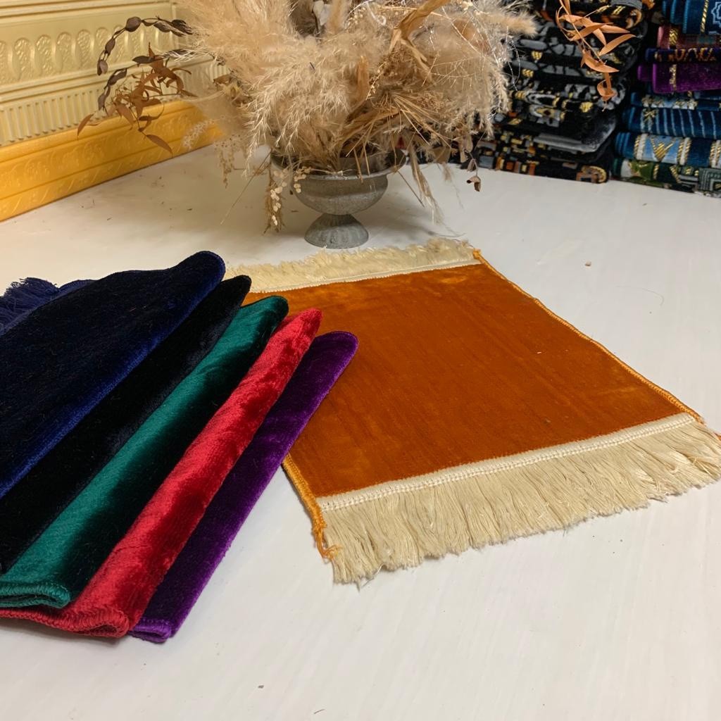 Awet Sajadah Anak/Sajadah Kecil Muka Travel Ukuran 35X35 Cm