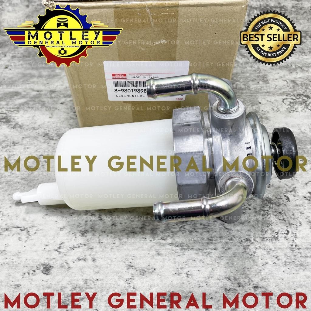 Sedimeter Sedimenter Fuel Pump Pompa Solar Isuzu Panther Turbo 2.5 2500 Cc 4Ja1 Original Japan Pipa 