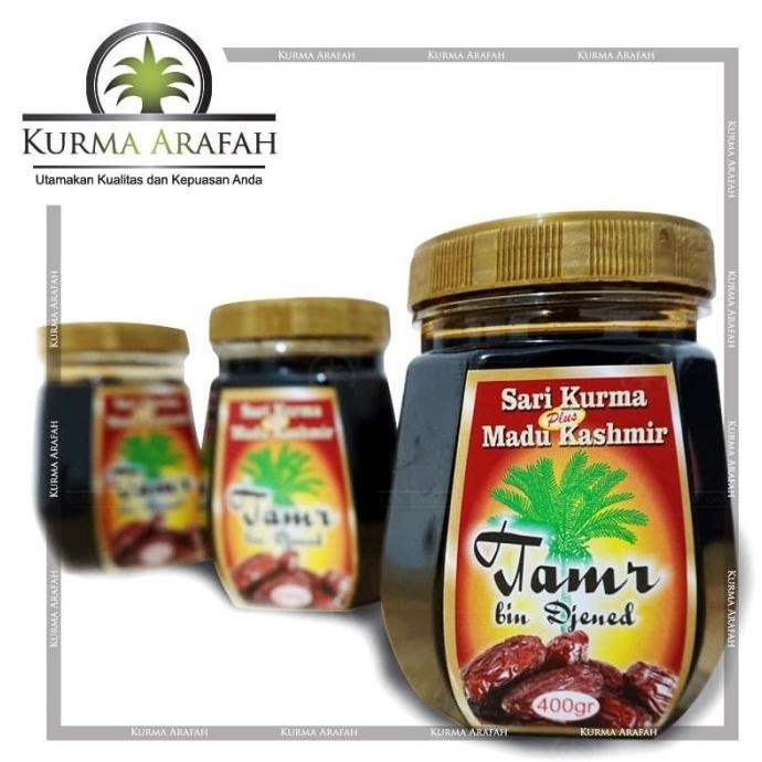 

Baru Sari Kurma Asli Plus Madu Kashmir Tamr 400Gr