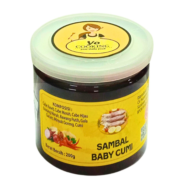 

S22961 YO COOKING BABY CUMI SAMBAL 200GR MAJU BERSAMA