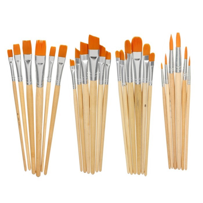 

TERBARU AN 6 Pcs Painting Brush Set Nylon Hair Watercolor Pen BISA GOSEND!
