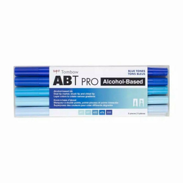 

TERBARU TOMBOW ABT PRO DUAL BRUSH SET 5 ALCOHOL-BASED ART MARKER Spidol Warna BISA GRAB!