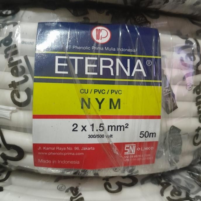 Kabel Nym 2X1,5 Eterna Kabel Power Nym 2X1.5 Eterna