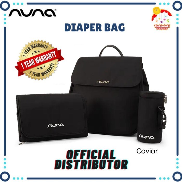 PROMO Nuna Diaper Bag - Caviar