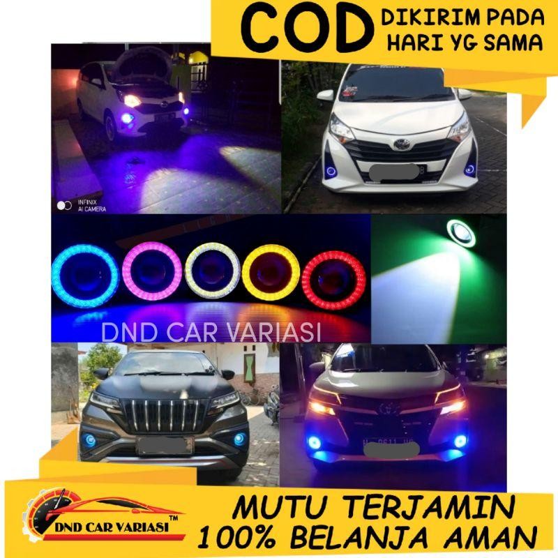 Sepasang Foglamp 89Mm Variasi Agya Ayla Calya Sigra Jazz Avanza Xenia Vios Etios Rush Terios