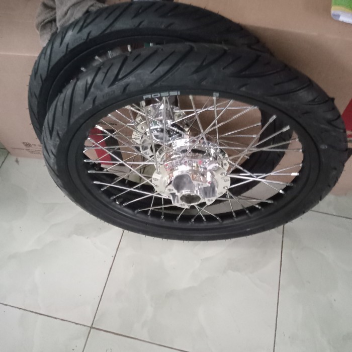 VELG JARI JARI SUPRA X 125 DOUBLE DISK RING 17 X140/140 PLUS BAN