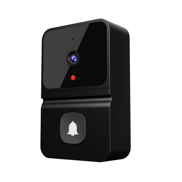 Bell Rumah Dengan Kamera 1080p / Bell Rumah Wireless Hitam / Bell Bel