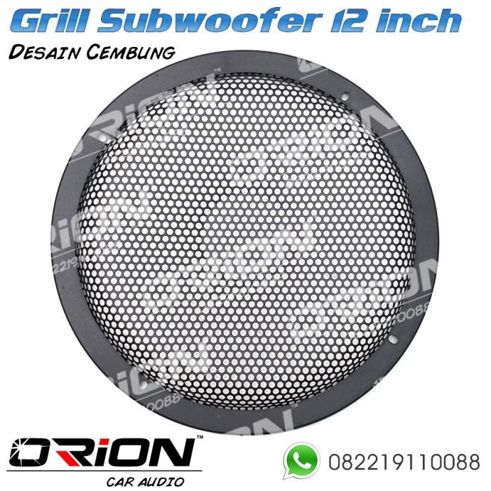 GRILL SUBWOOFER BESI 12 INCH DESAIN CEMBUNG - ORION AUDIO