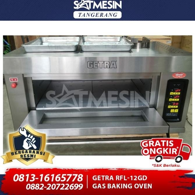 Getra Rfl-12Gd Oven 1 Deck 2 Tray Oven Pemanggang Kue Roti