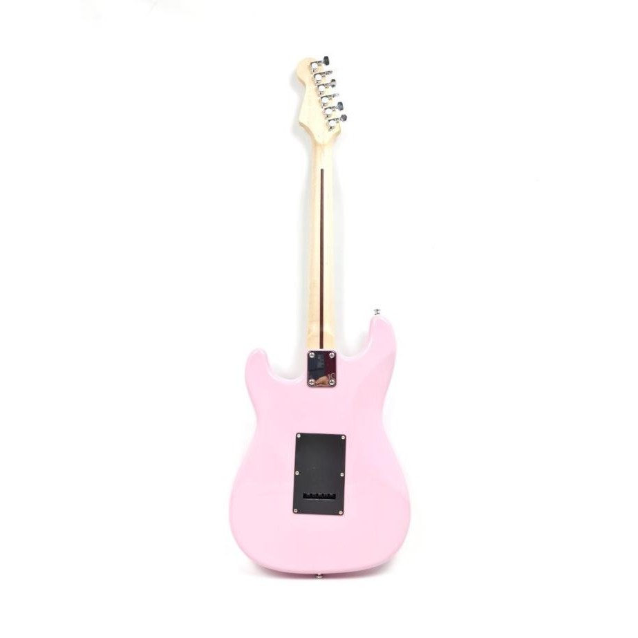 Gitar Elektrik Fender StratoCaster Pink Bonus Tas Kabel Jack Listrik