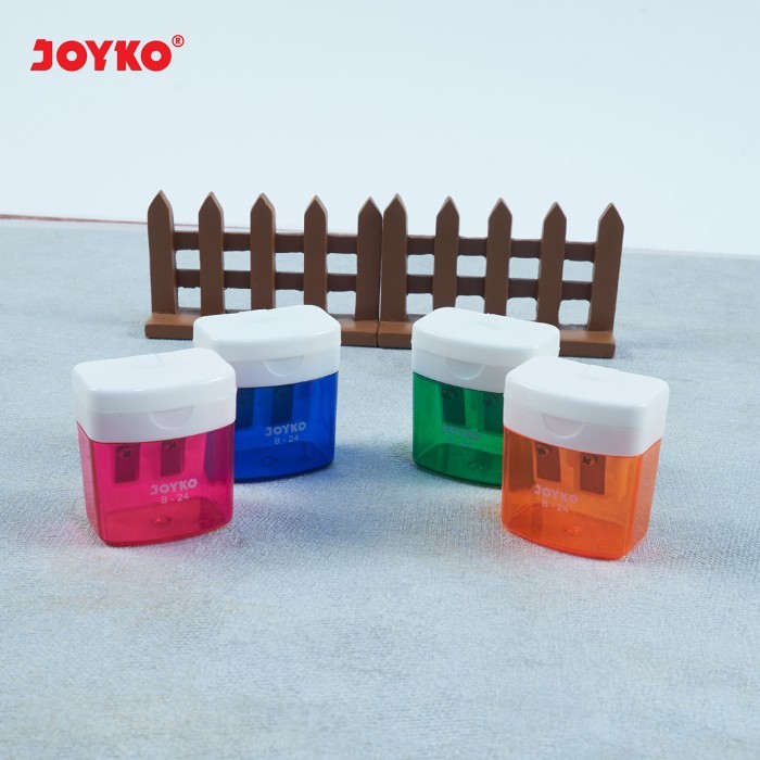 

Joyko Sharpener 2 Holes Pencil Serutan Rautan Pencil 2 Lubang Peruncing Pensil B-24 Lusin Box