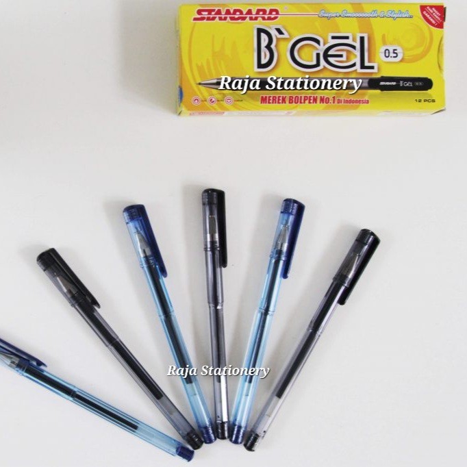 

Standard Gel Pen B-Gel 0.5 0.7 Black Blue / Pen Standard Jel Bgel