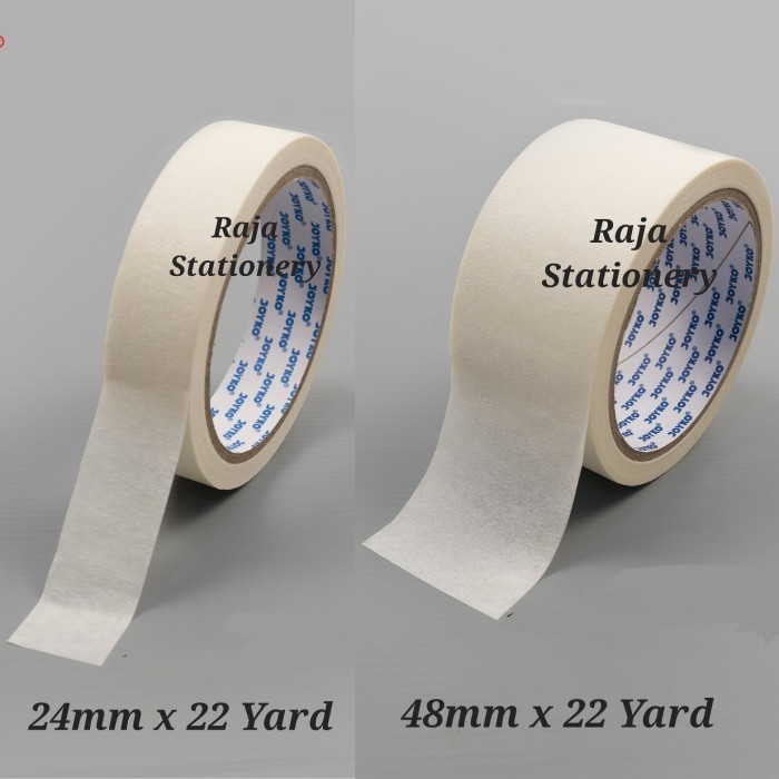

JOYKO MASKING TAPE 24MM 48MM LAKBAN KERTAS JOYKO 1 INCH 2 INCH 1 PACK