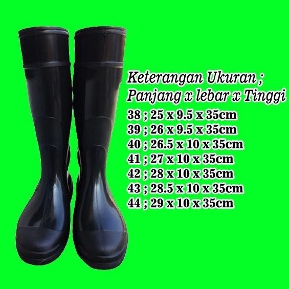 SEPATU BOOT KARET HIJAU SEPATU PROYEK SEPATU PRIA WANITA BERKEBUN COD GM