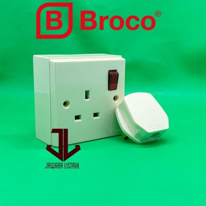 TERBARU STOP KONTAK AC BROCO NEW GEE KOMPLIT SET