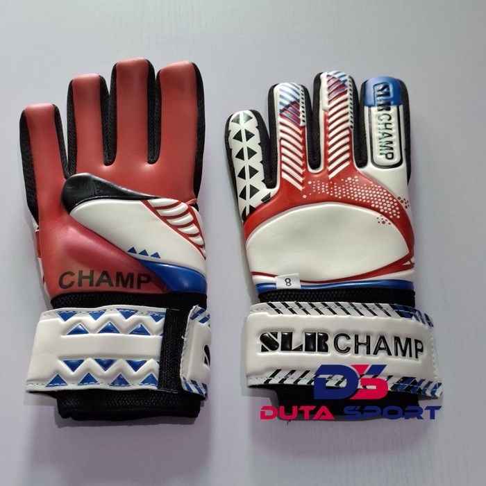 Murah Sarung Tangan Kiper Tulang Dewasa Senior Fingersave Glovekeeper SLR Champ Original Non COD