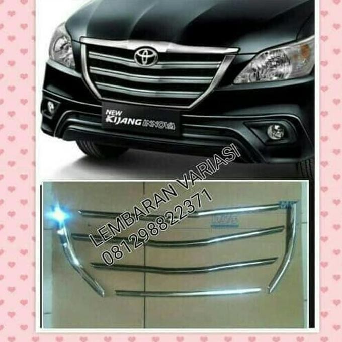Jual Aksesoris Otomotif Mobil / List Grill Grand All New Innova 2014
