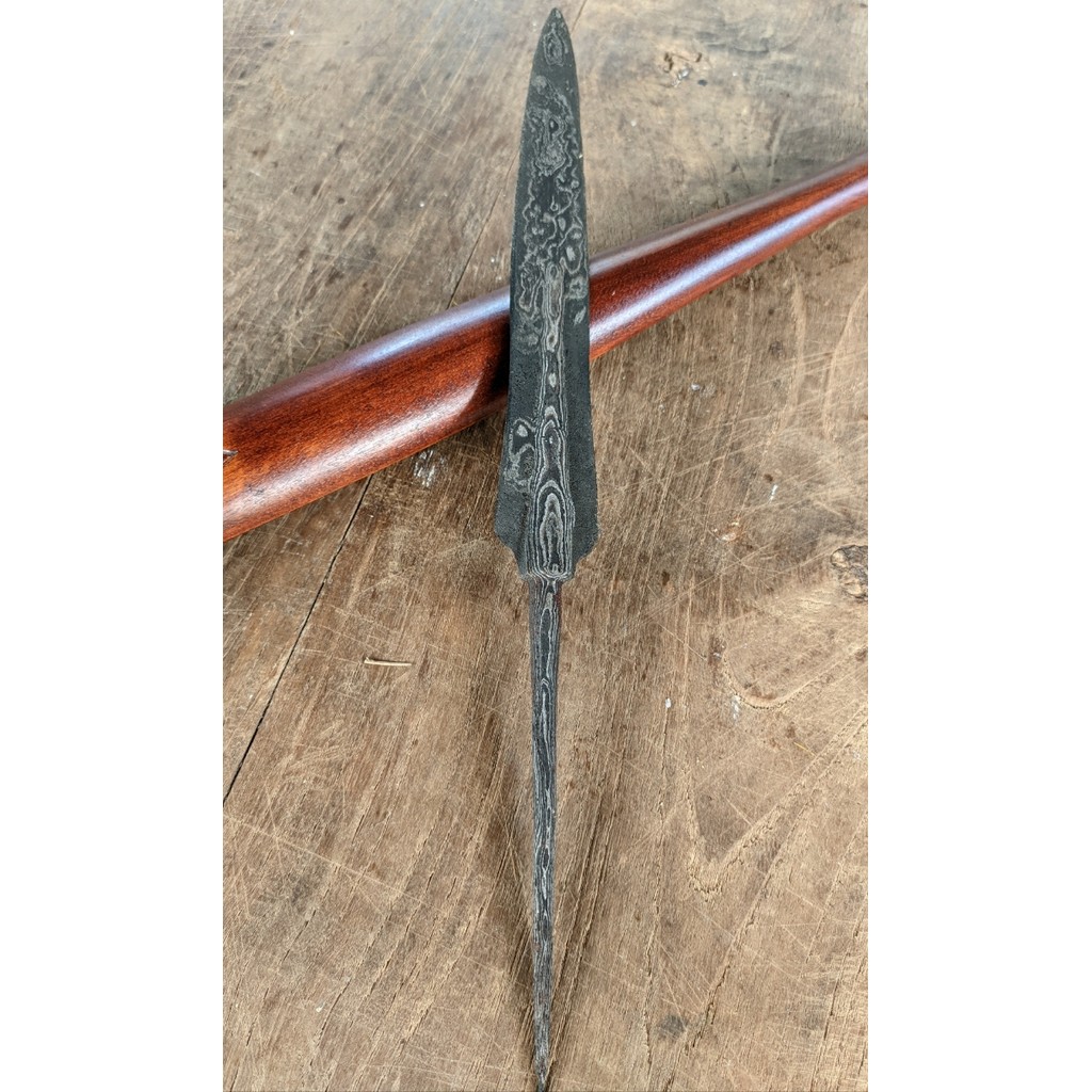 Koleksi Tombak Pusaka Sepuh Sapit Abon Dwi Pamor Nunggak Semi Wahyu Tumurun Tangguh Mojopahit