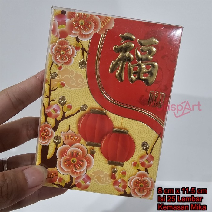 

Imlek ANGPAO IMLEK ULAR 2025 ISI 25 LEMBAR FUNG PAU HONGBAO FUK KEMASAN KOTAK MIKA FUKMIKA UKURAN MEDIUM - 3402-04 !NEW