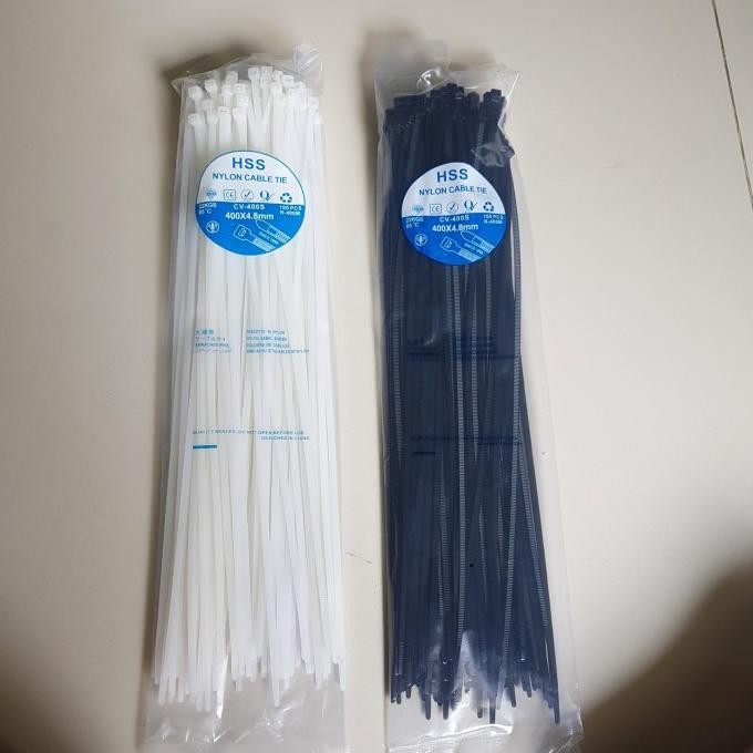 

Promo Cable Ties CV 400 X 4.8 mm warna Hitam dan Putih COD