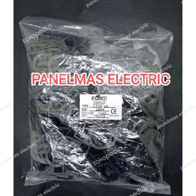 

Promo Legend Name Plate LAY5-22 / LAY522 untuk 22mm, 25mm, 30mm Fort COD