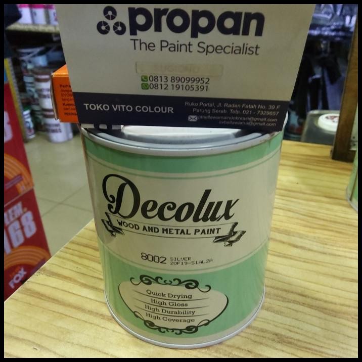 

TERBARU CAT MINYAK DECOLUX 8002 SILVER