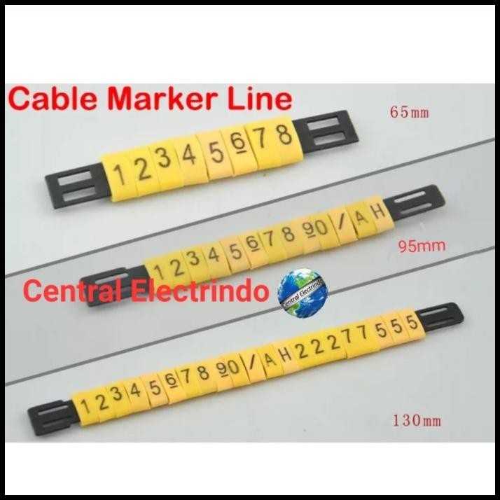 

BEST DEAL EWIG KABEL MARKER FM-1 1ROLL ISI 500PCS MARKER STRIP - ANGKA