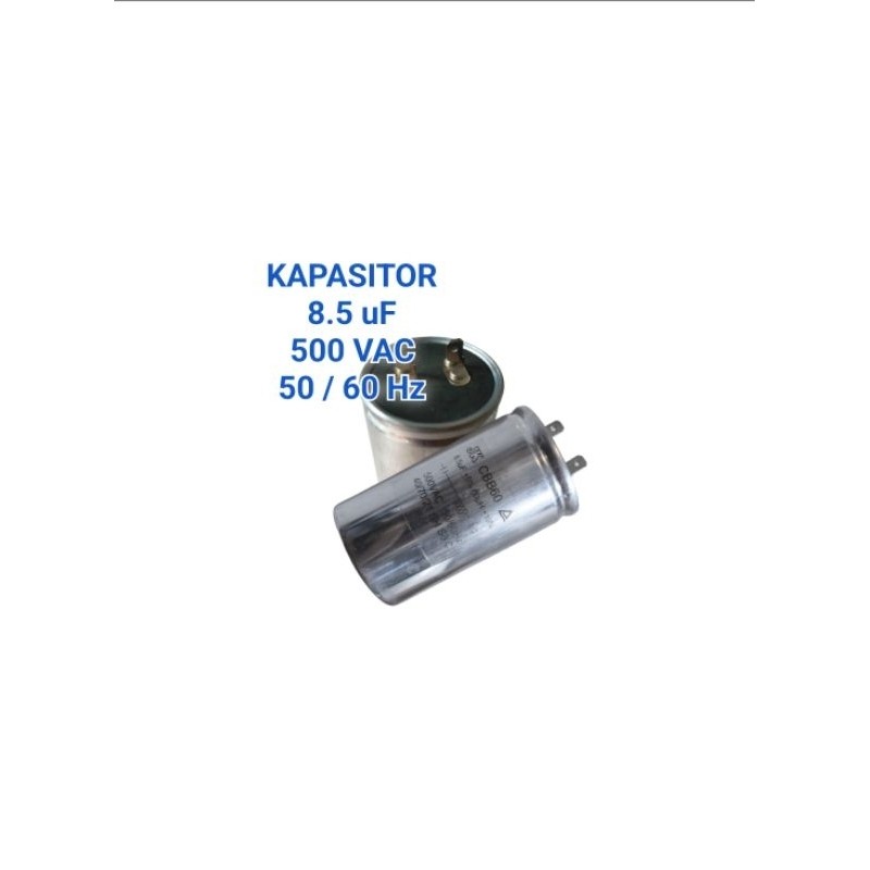 KAPASITOR MESIN CUCI 1 TABUNG 8.5 uF TOP LOADING LG DLL