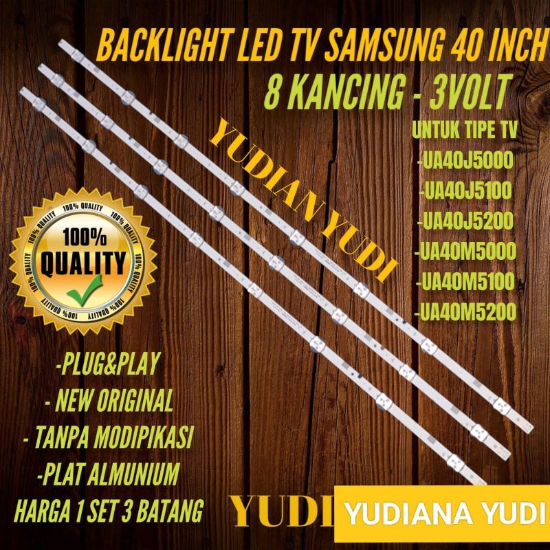BACKLIGHT TV LED SAMSUNG 40INCH UA40J5000 UA40J5100 UA40J5200 UA40M5000 UA40M5100 UA40M5200