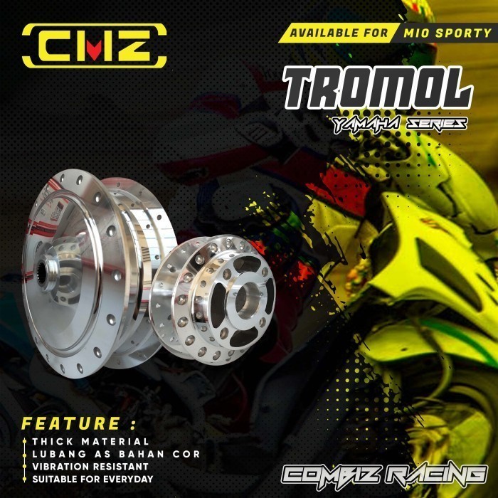 Kianoka Tromol Set Depan Belakang / Belakang Motor Mio Sporty Mio Soul