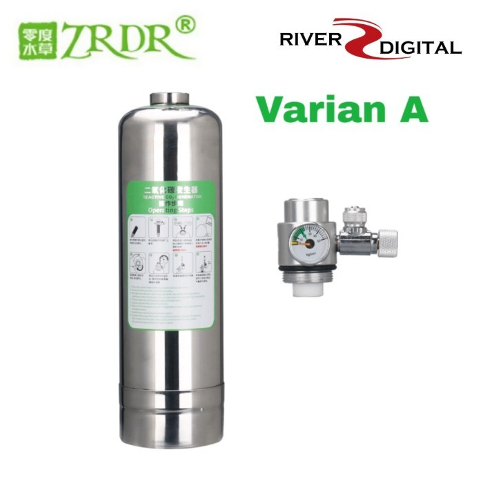 WYIN / ZRDR TABUNG CO2 CYLINDER 2L STAINLESS GENERATOR DIY CISOD