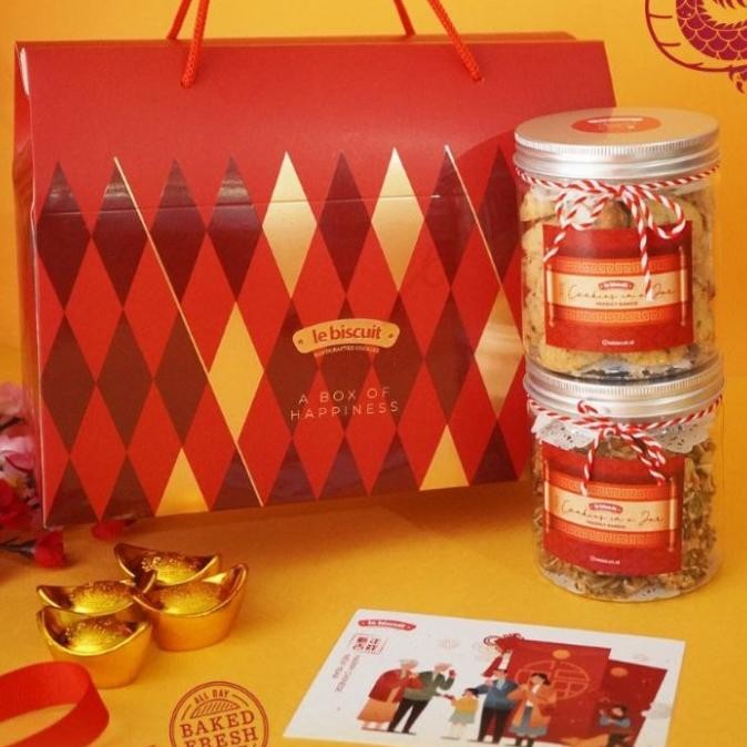 

Fgh Le Biscuit - Imlek & Valentine Hampers - 2 Jar So Baked Cookies